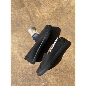 TOMS Alpargata Cupsole Heritage Shoes Womens‎ 9.5 Black Slip On Sneakers